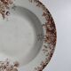 Large deep plate Terre de fer Gien Autumn