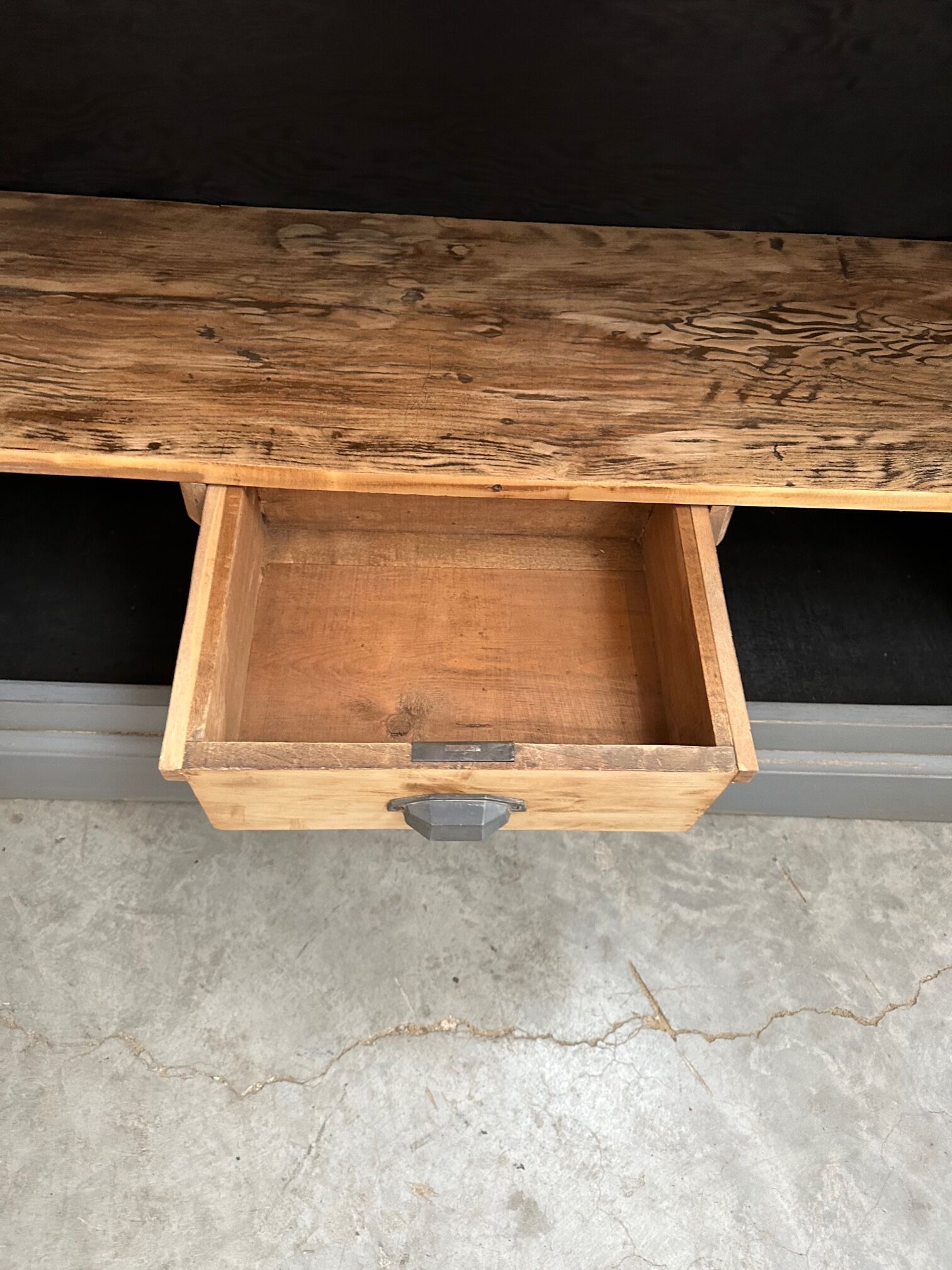 Comptoir fin XIXème patiné