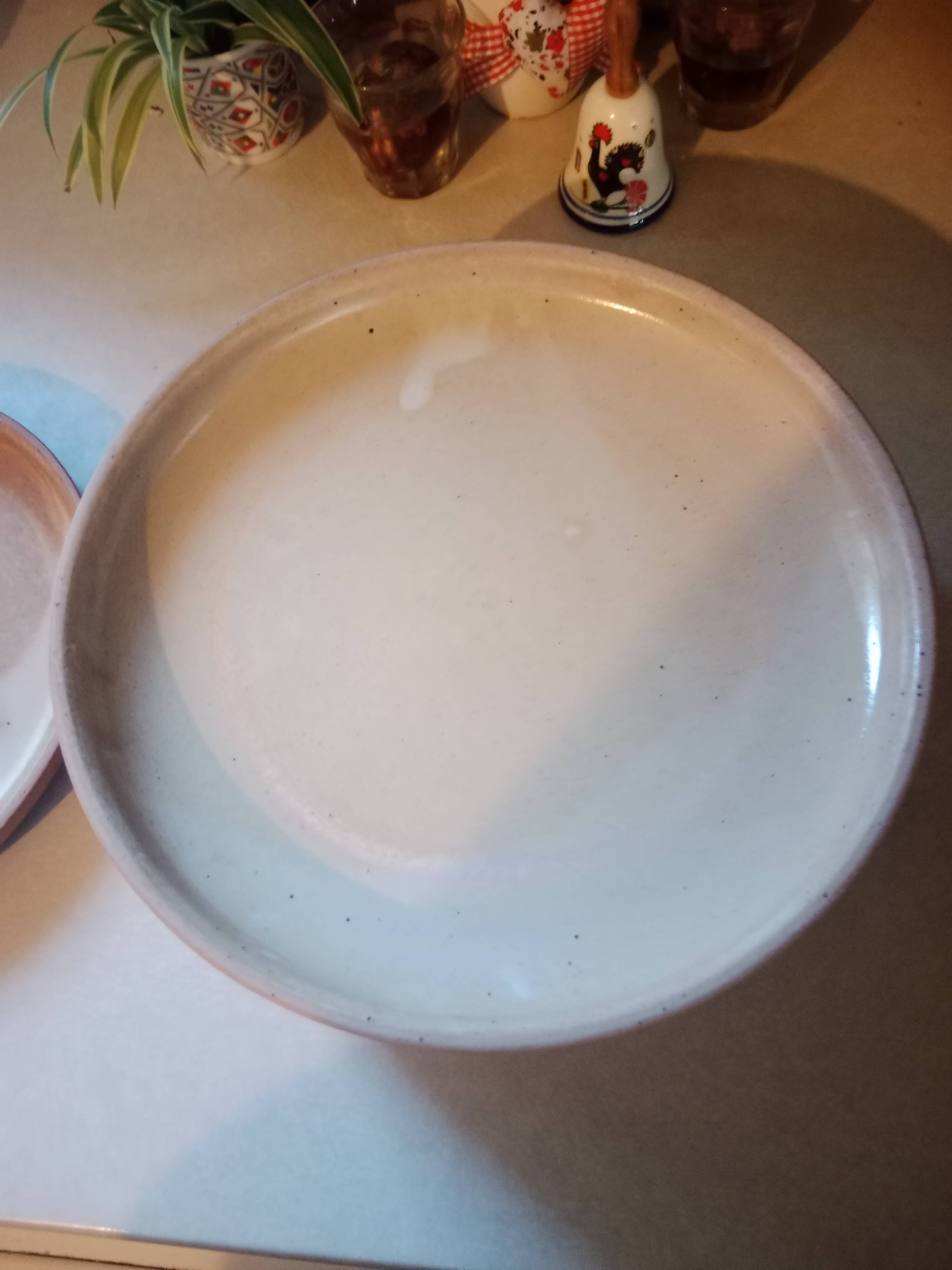 Vintage stoneware plates