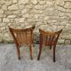 Pair of Luterma/Fischel bistro chairs
