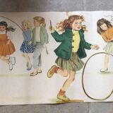 Vintage school girl poster