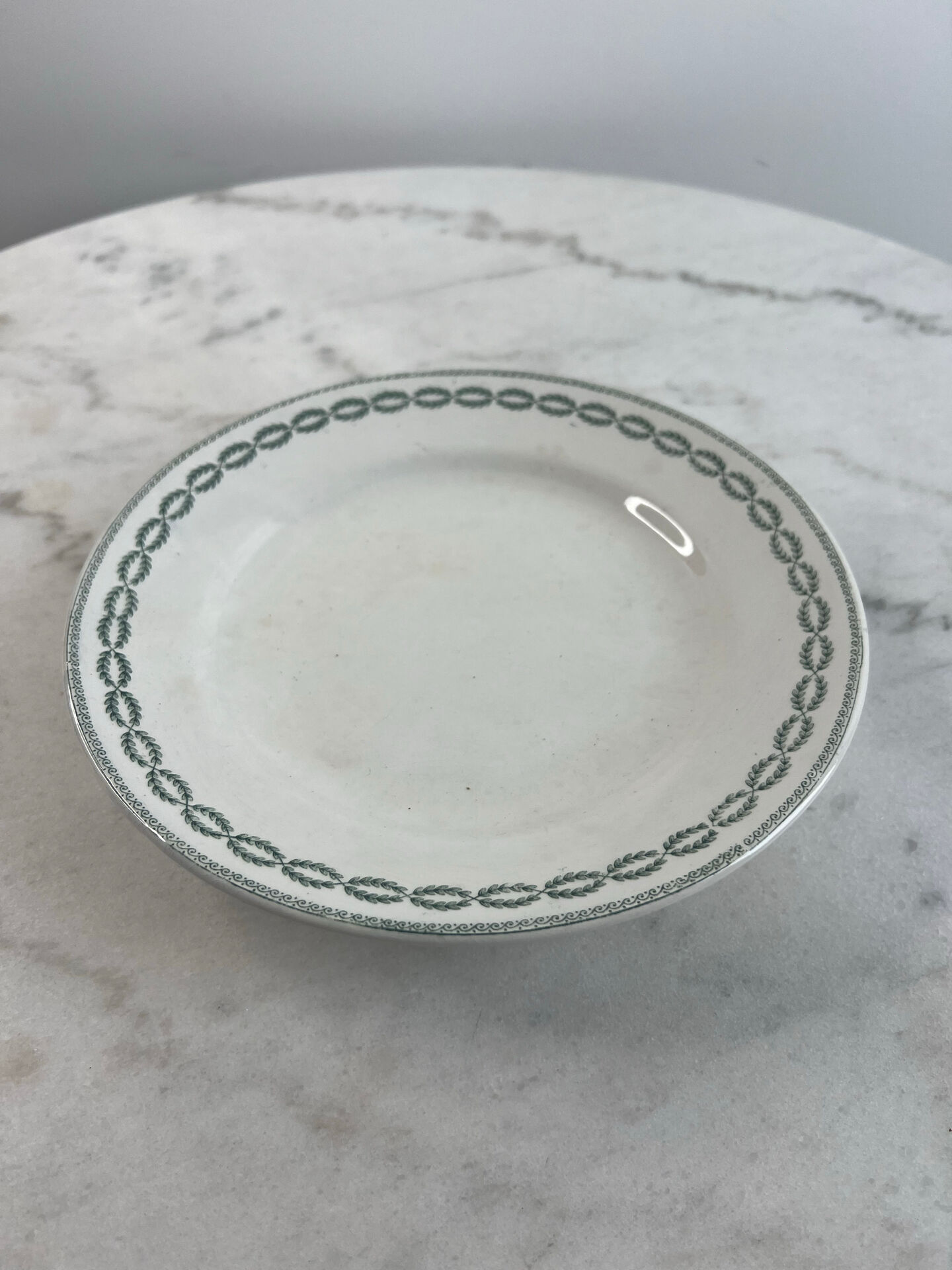Ironstone compote dish Sarreguemines Nobilis