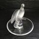 Lalique France – Coupelle en cristal à l’oiseau satiné, modèle vintage