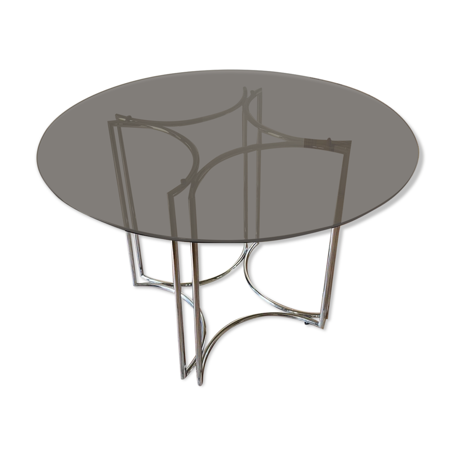 Table La Metal Furniture Paderno. 1970. Space age