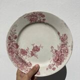 8 flat plates iron earth model Anémone by Bertrand Bordeaux