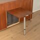 Functional folding bed from the 1960s, teak veneer