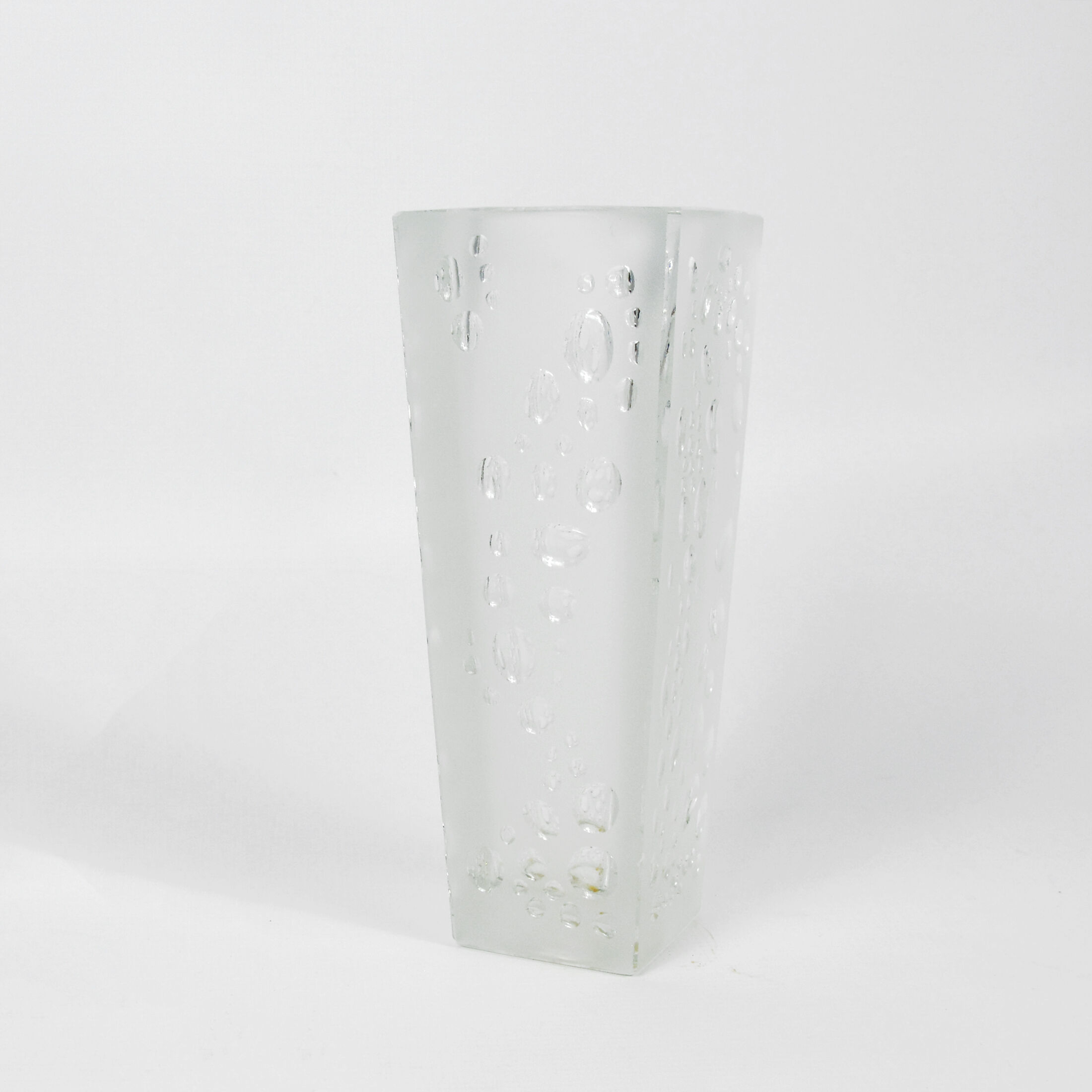 Glass Vase H23-200, HSG Hortensja, Poland, 1970s