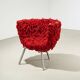 Fauteuil lounge Fernando & Humberto Campana Vermelha pour Edra 1993/1998