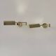 Pair of vintage adjustable wall lights, brass, France, 1970