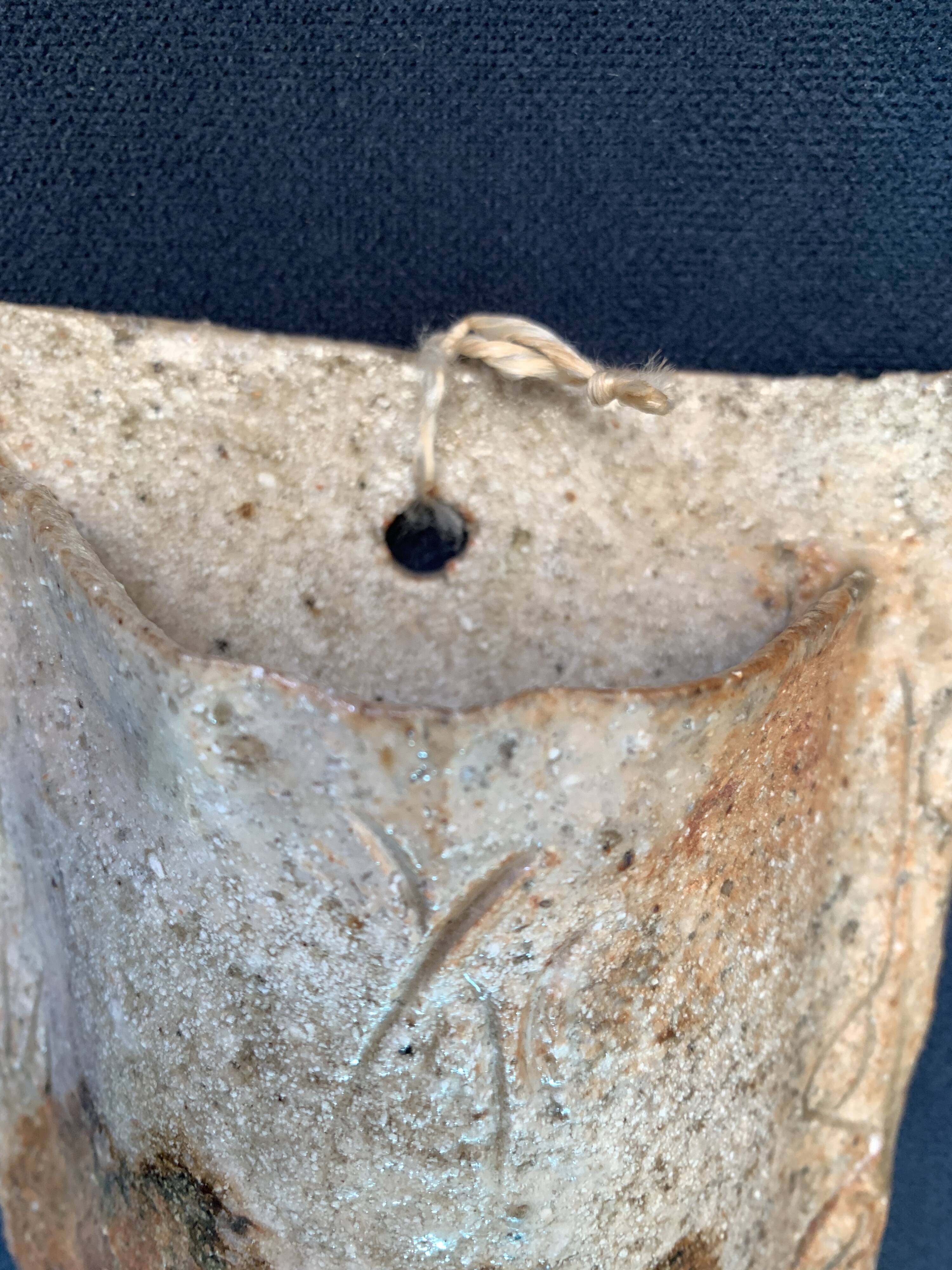 Bouquetiere or wall vase, ceramic by Volkoff, Vallauris