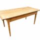 Raw fir farmhouse table