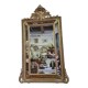 Mirror dora Louis XV with frame of the XIXth century