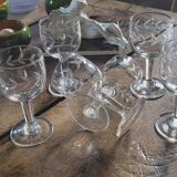 30's stemmed glasses