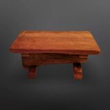 Small brutalist wabi sabi coffee table, Netherlands 1960s