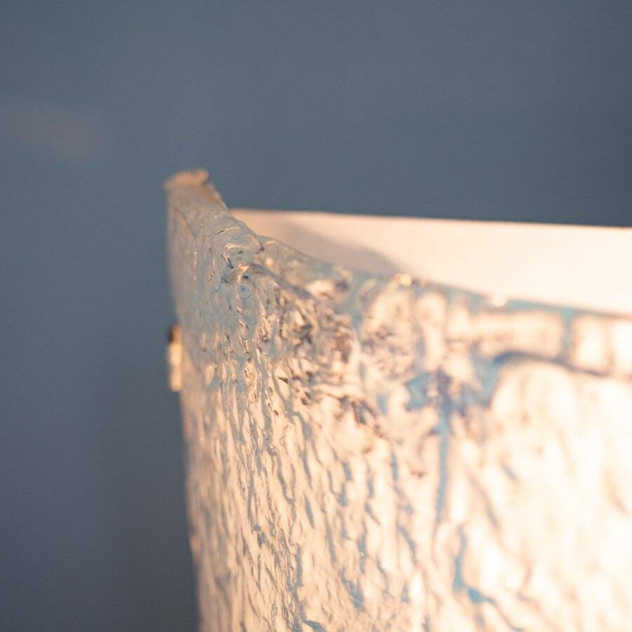 Vintage Murano glass wall lamps by Mazzega, Italy, 1970, set of 4
