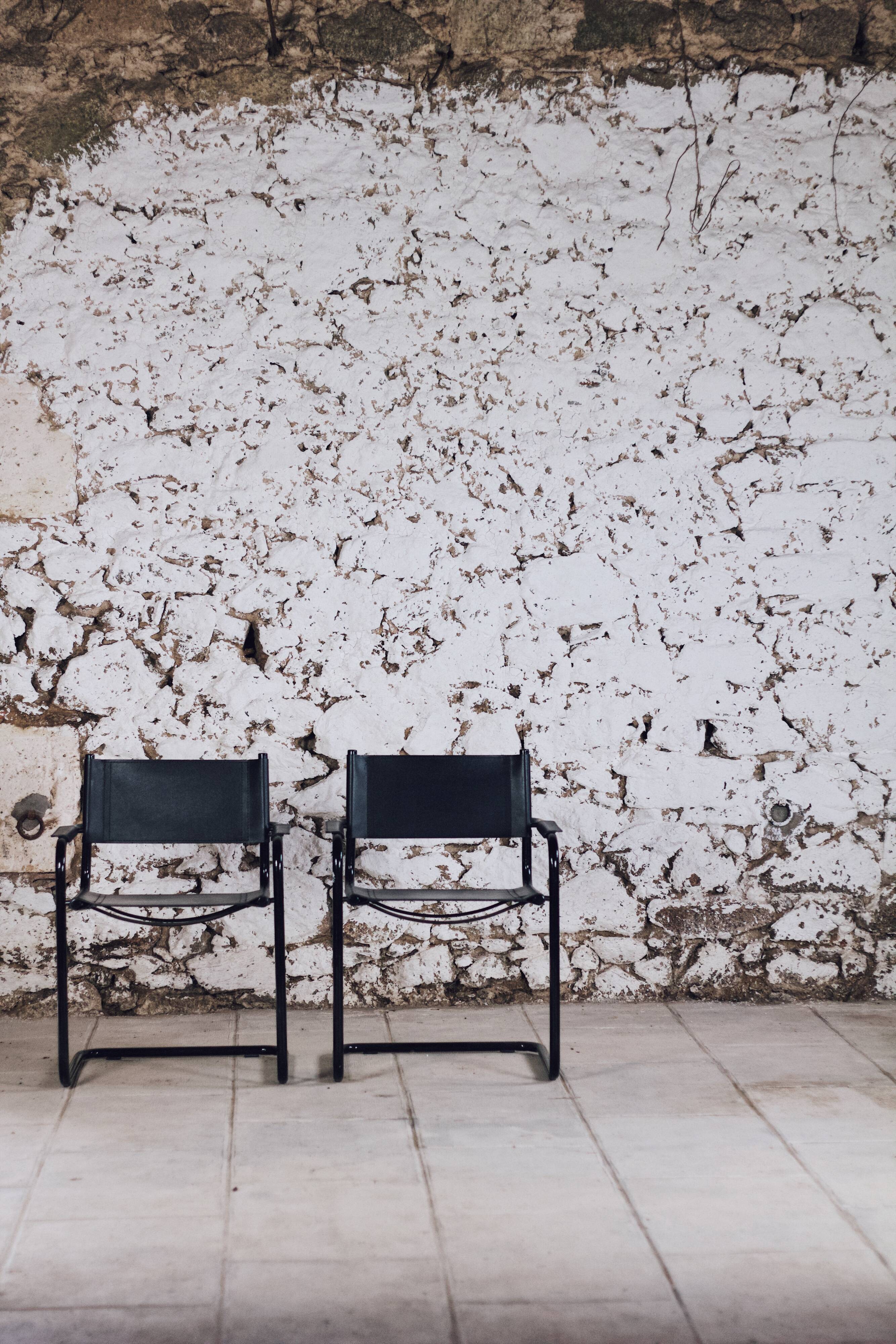 Lot de 6 fauteuils cantilever bauhaus style MG5 Grassi, 1970