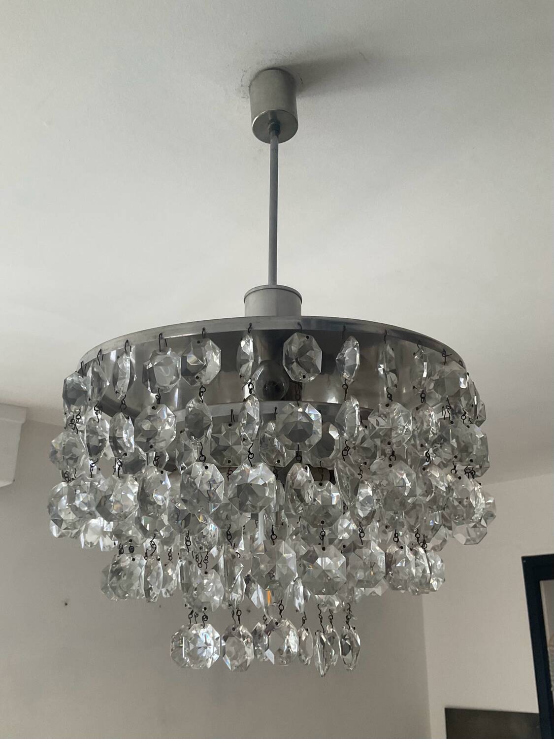 70s Tassel Cascade Chandelier