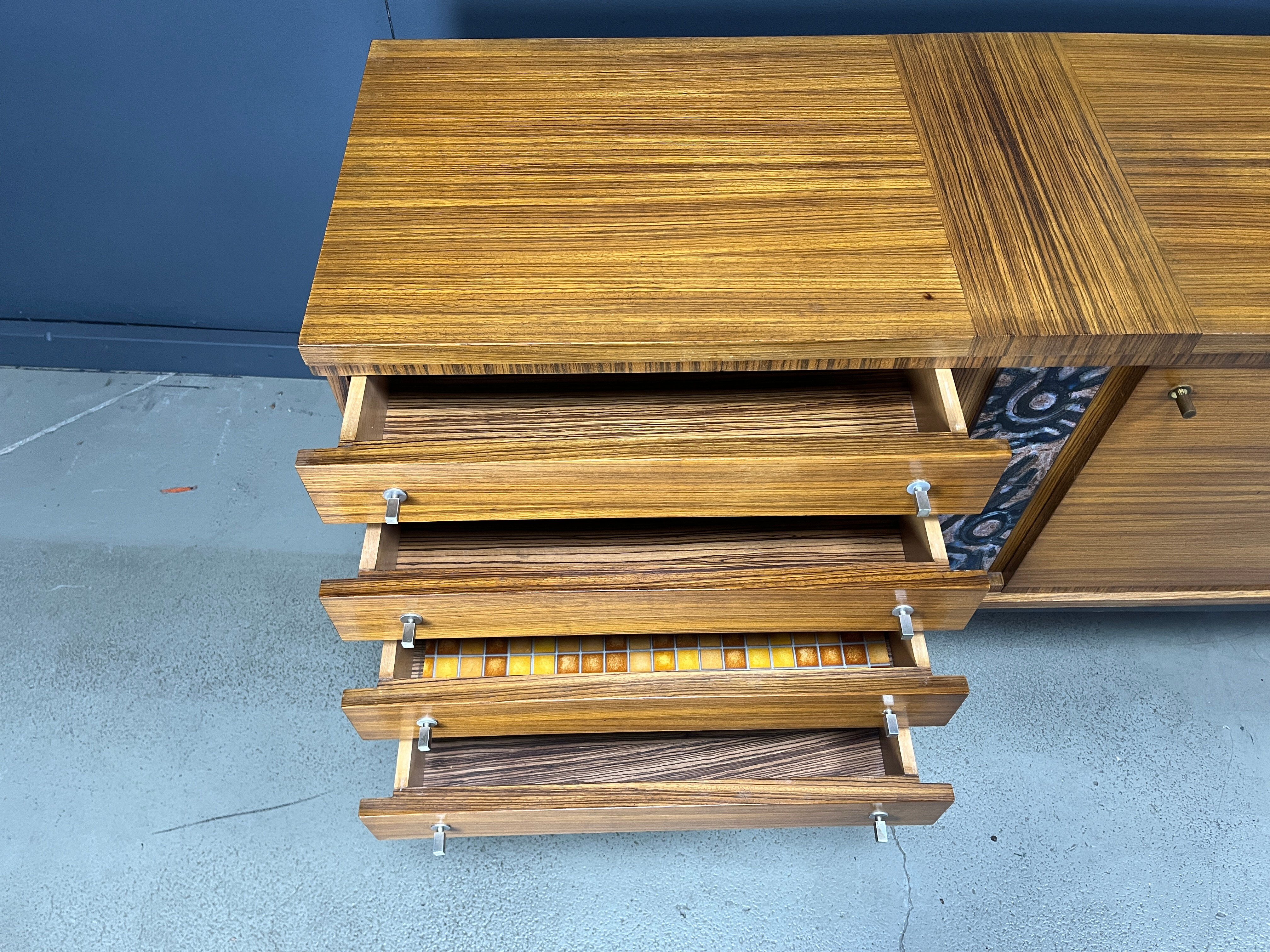 Vintage sideboard by Pieter De Bruyne for AL Meubel, 1960s