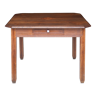 Square wooden art-deco table