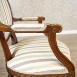 Early 19th Century Louis XVI French Walnut Armchair