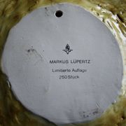 Plat vintage en terre cuite par Mark Lupertz, 1980