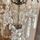 12-light crystal chandelier, antique light fixture