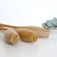 Set of 3 vintage juggling pins, beech wood, vintage