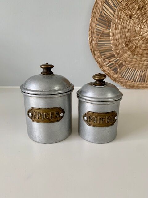 2 pots aluminium