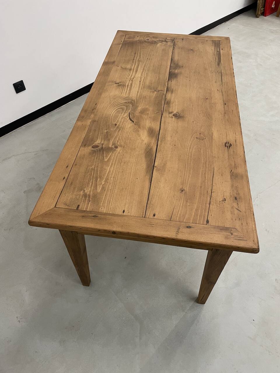 Pine farm table 165 cm