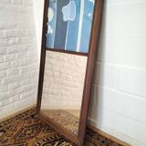 Overmantel mirror abstract decor