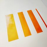 Minimalist geometric painting