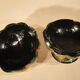 Round Pumpkin-Shaped Box in Painted Papier-Mâché