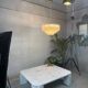 Table basse vintage – marbre de Carrare