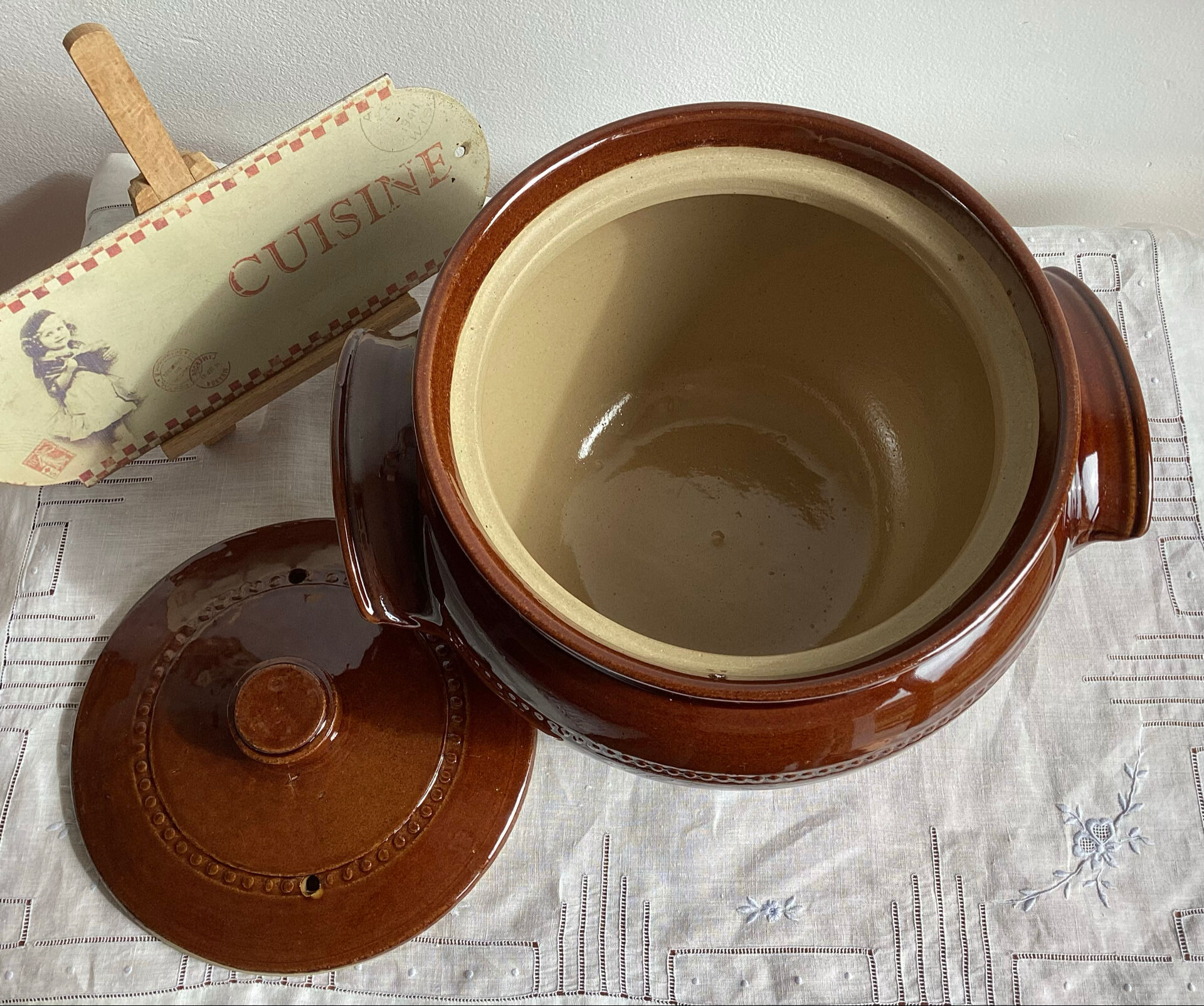 Pearson's stoneware casserole from Chesterfield