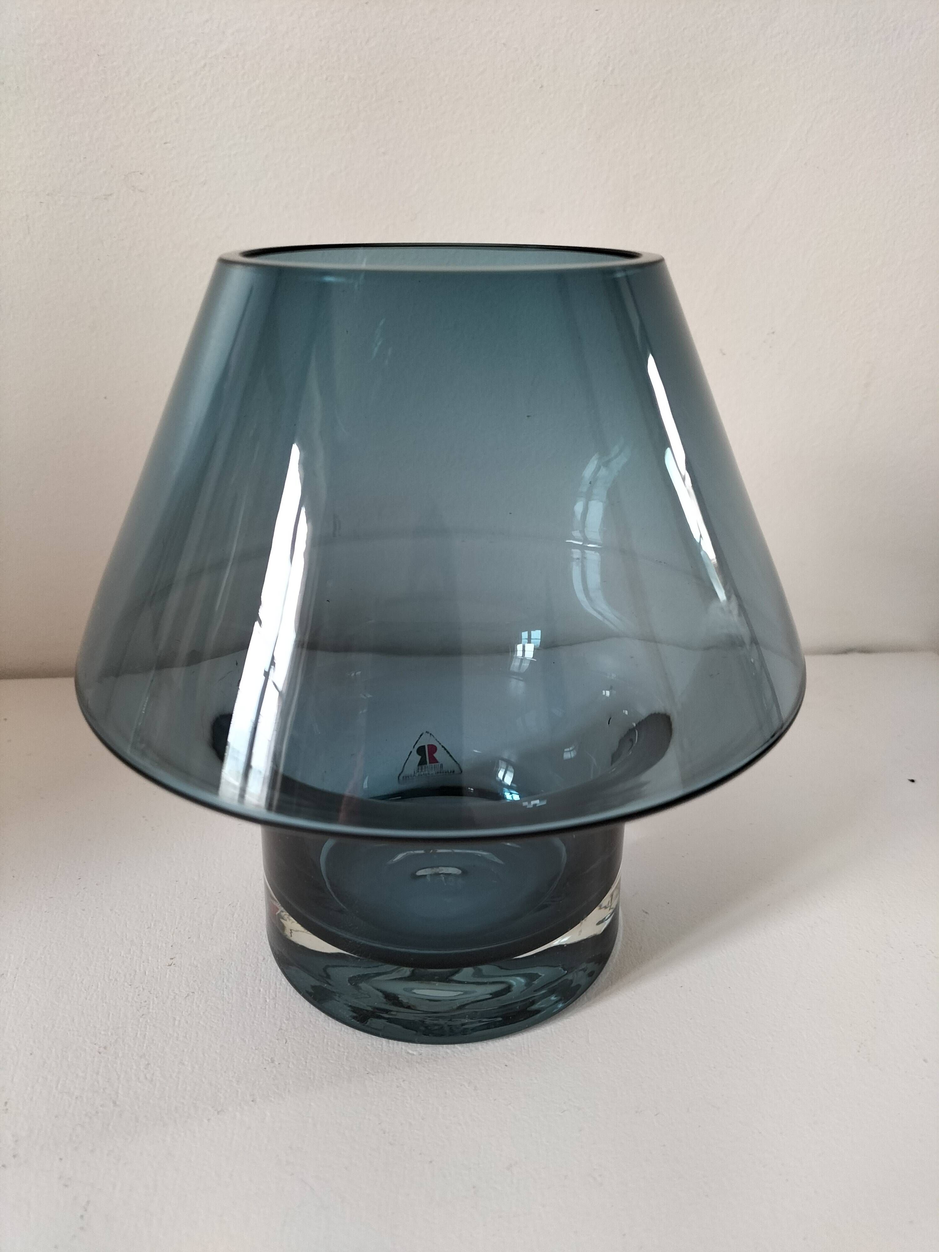 Stromboli vase made at Rihhimaki glassworks Finland in 1964