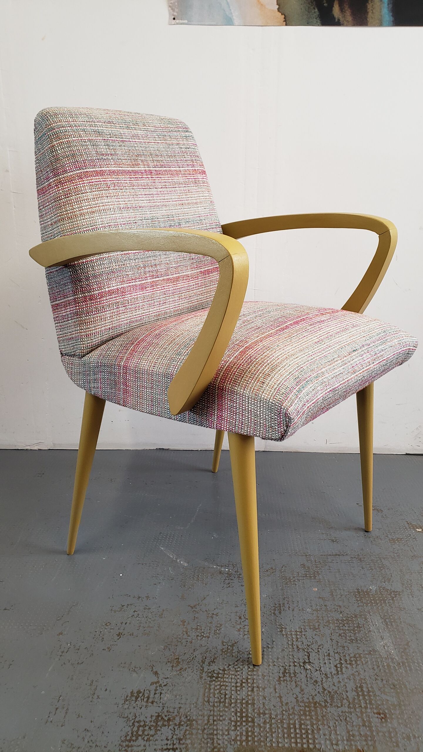 Vintage pink armchair