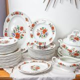 Set of earthenware plates