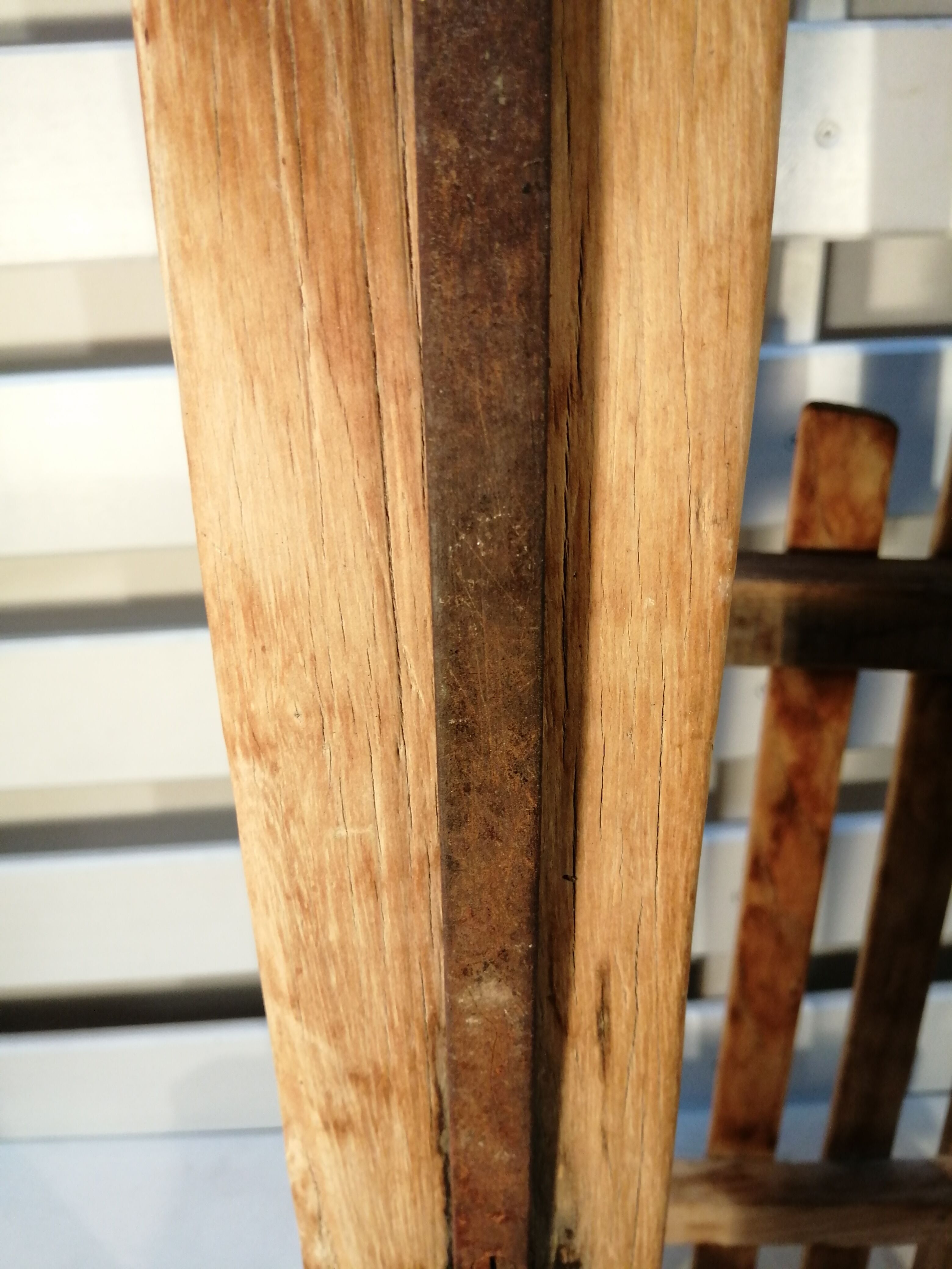 Old wooden sledge - vintage