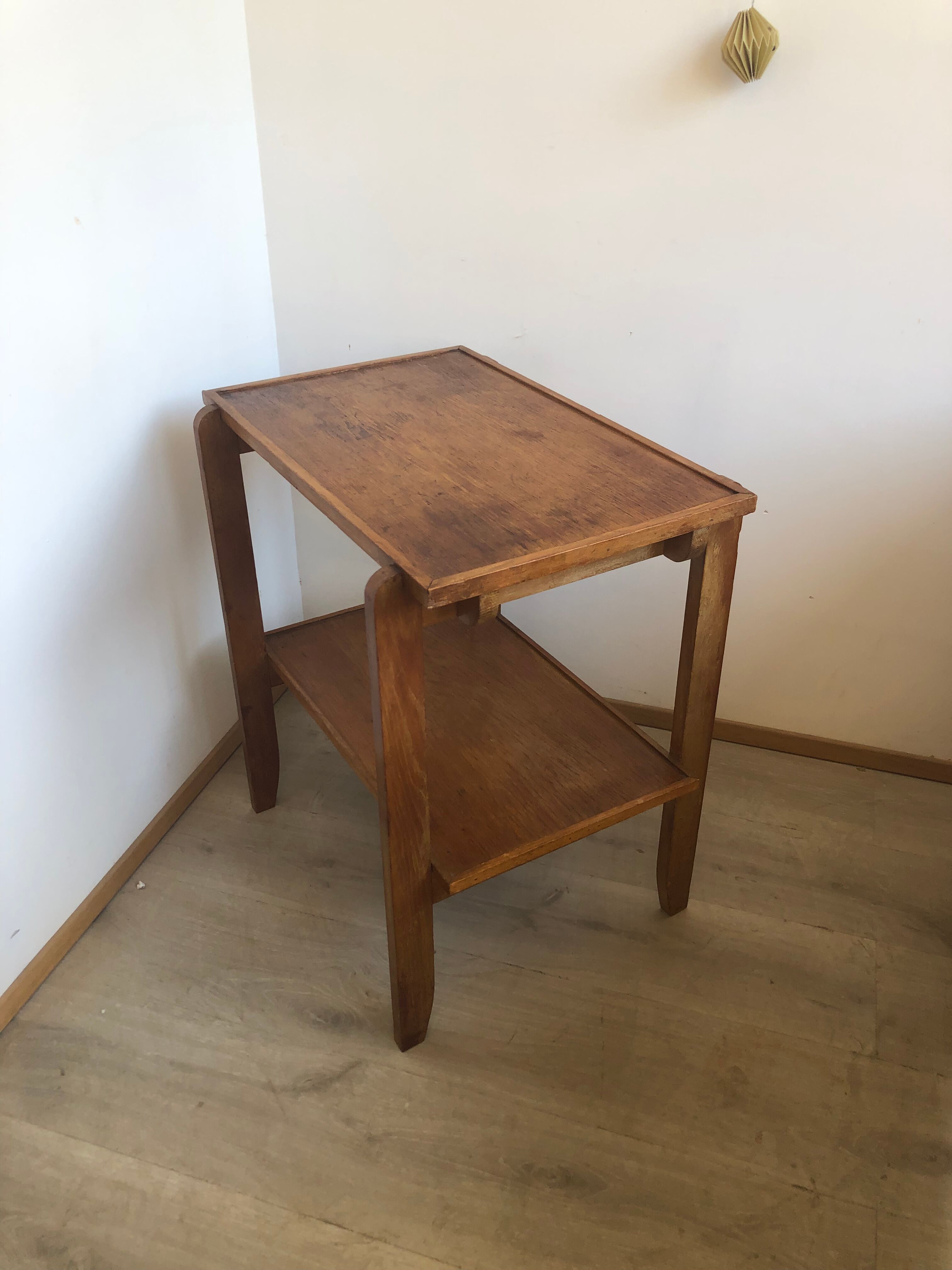 Console two trays reconstitution French 50s