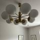 Kaiser Leuchten atomic sputnik pendant lamp, brass, 1960s