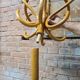 Old coat rack parrot vintage wood