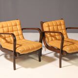 Pair of arm chairs by Karel Kozelka & Antonín Kropáček for Interier Praha