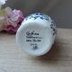 Ceramic Vase Bird Blue Hand-Painted Portugal