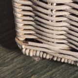 Rattan mail holder
