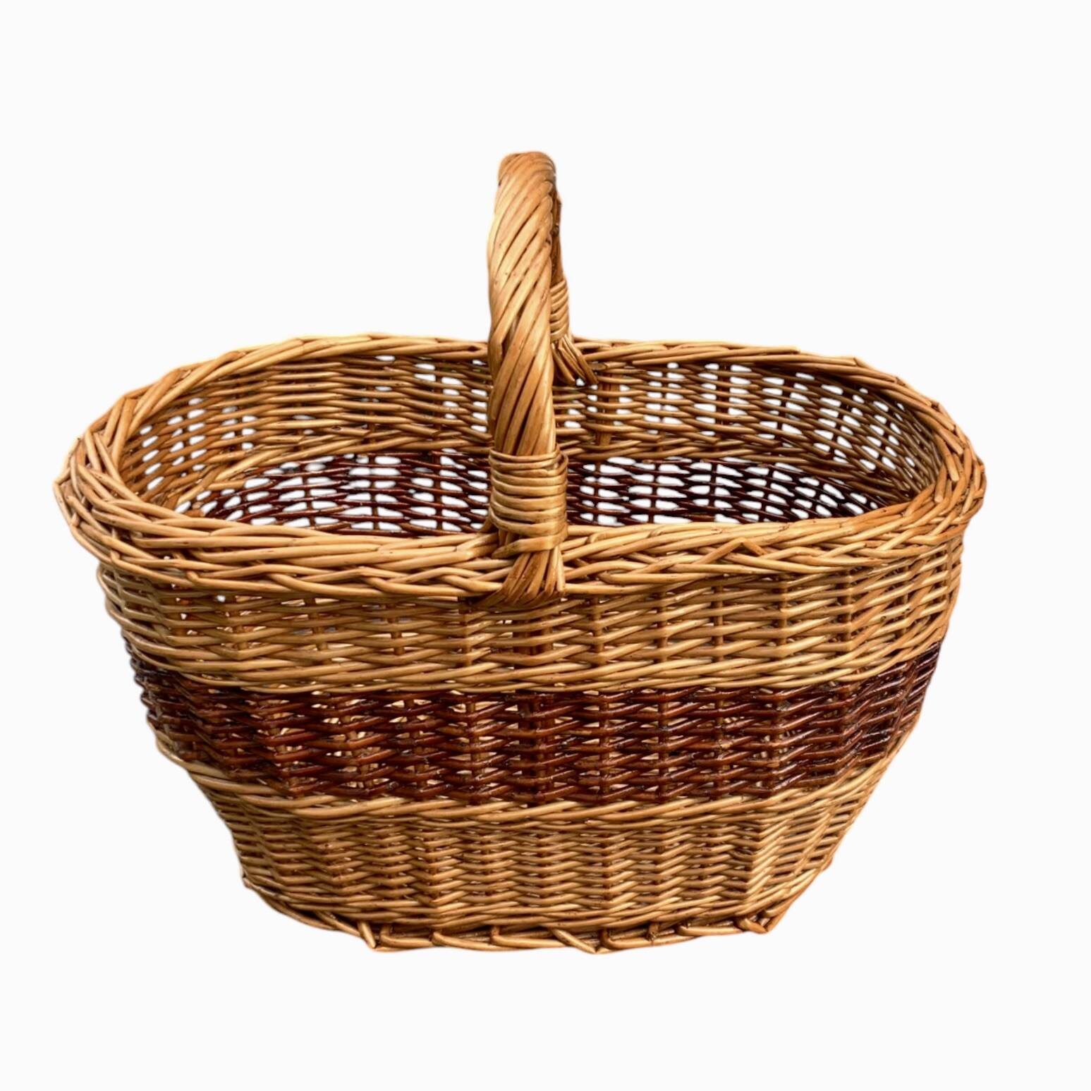 Vintage wicker basket