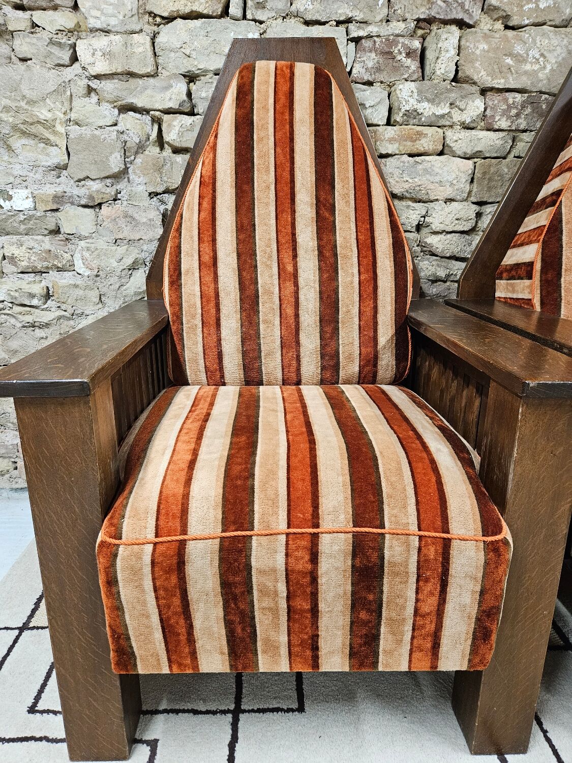 Pair armchair art deco