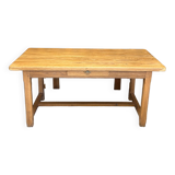 Solid oak farm table