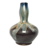 Colossy vase in glazed stoneware. Signed
