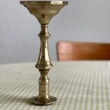 Solid brass candle holder