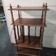 Antique walnut music cabinet